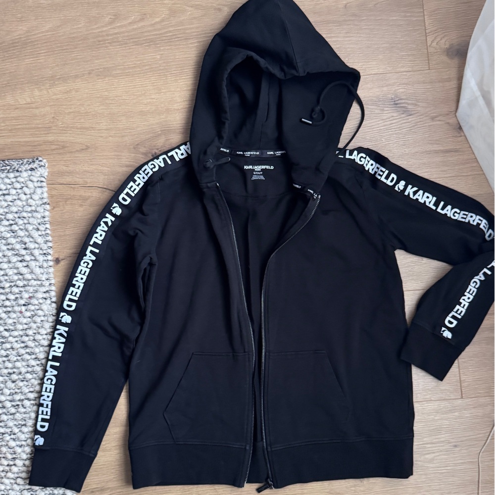 Karl Lagerfeld zip up hoodie